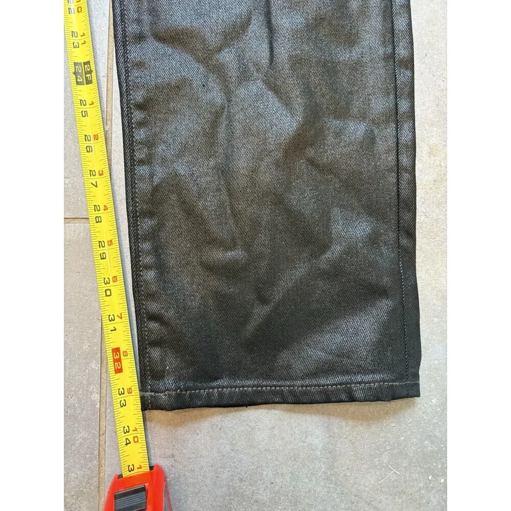 True Religion Men's Geno Coated Relaxed Slim Jeans 33X33